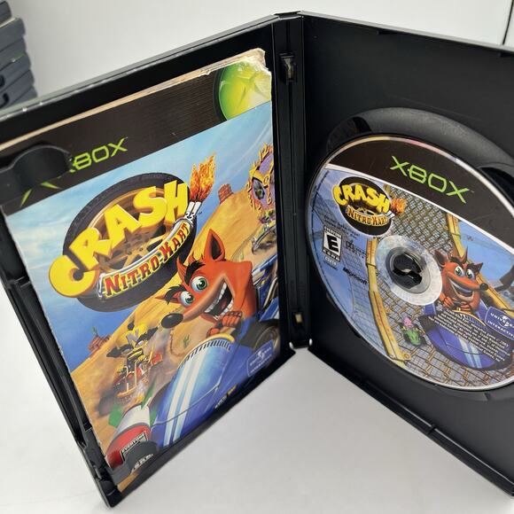 Crash Nitro Kart (Microsoft Xbox, 2003) CIB W/ Manual Great Condition Free Ship! - Picture 5 of 9